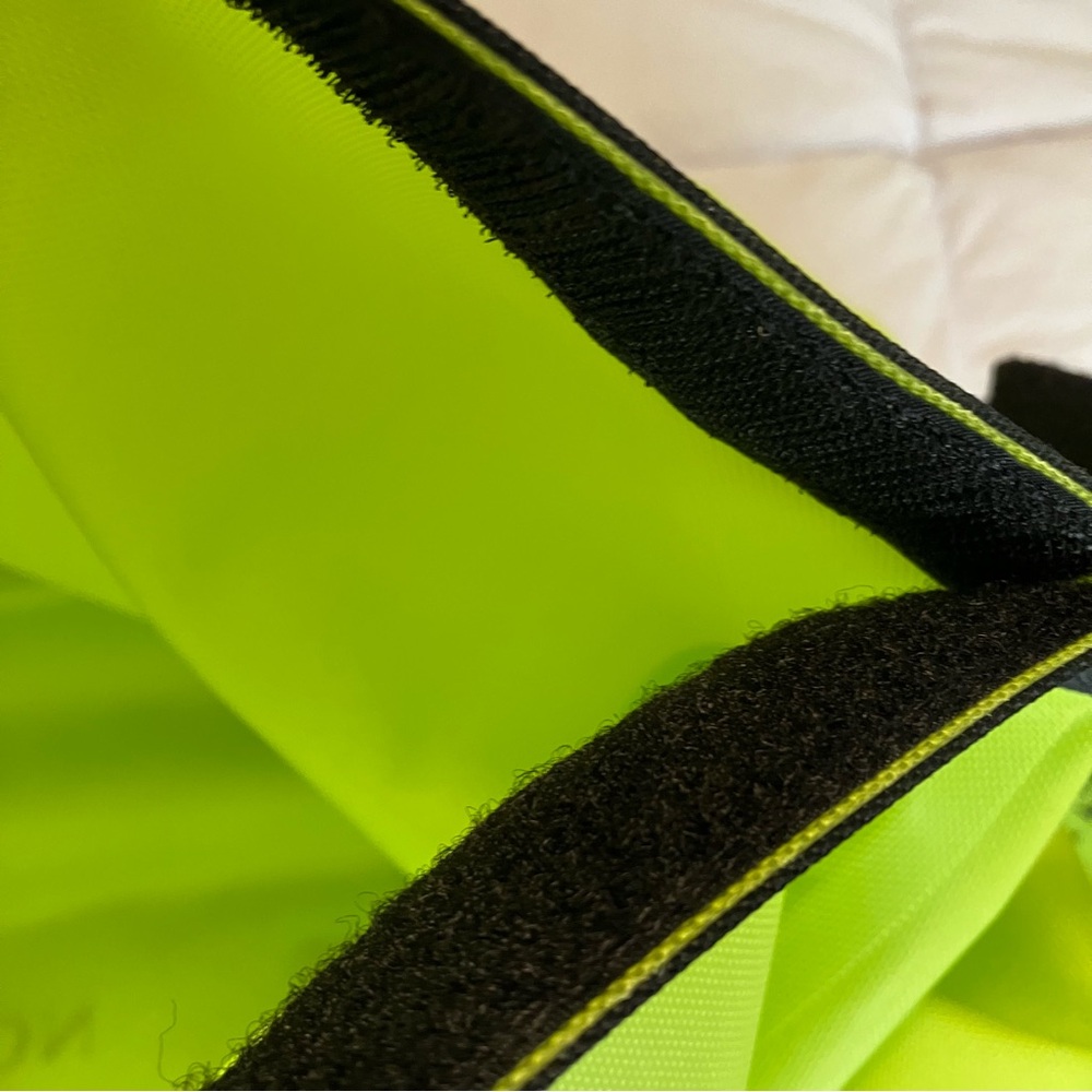 Filson Neon Yellow Waterproof Duffel with Black Straps - Picture 8 of 13